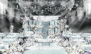 高级灰婚礼效果图图片