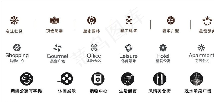 地产矢量设计元素图片cdr矢量模版下载