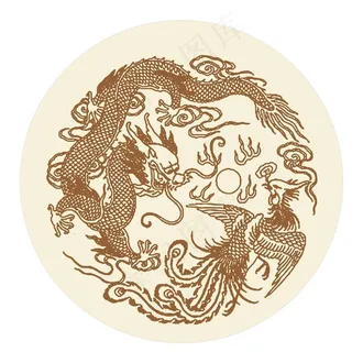 龙凤图腾图片