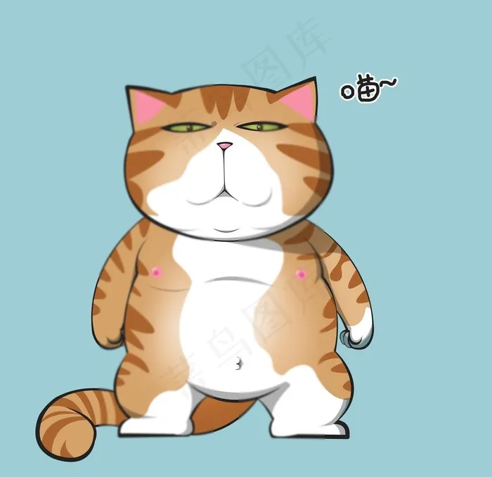 卡通猫图片(4000X4000(DPI:300))psd模版下载