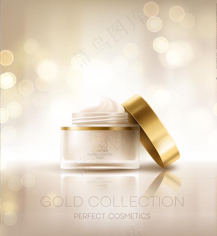 化妆品背景图片