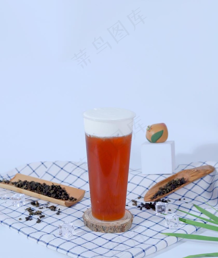 芝士红茶奶盖图片