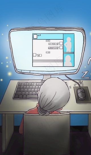 等待的母亲图片