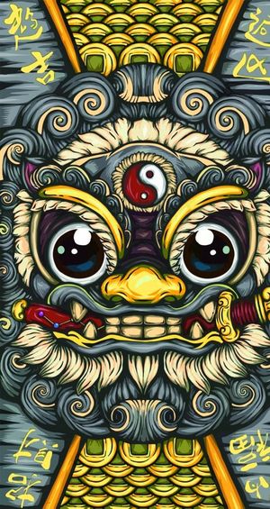 国潮创意手机壁纸图片