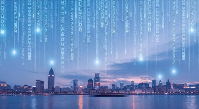 科技城市背景图片