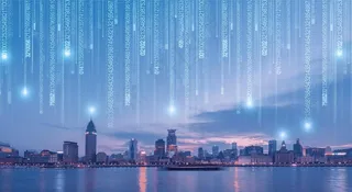 科技城市背景图片