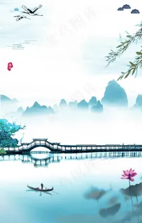 中国山水水墨画图片 中国山水水墨画图片