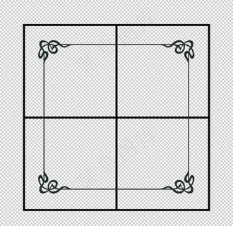 卡通田字格图片