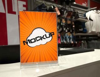 台面海报宣传牌样机图片