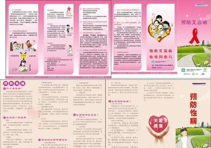 艾滋病预防知识图片(210X297)cdr矢量模版下载