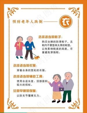 预防跌倒图片