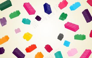 乐高积木背景图片