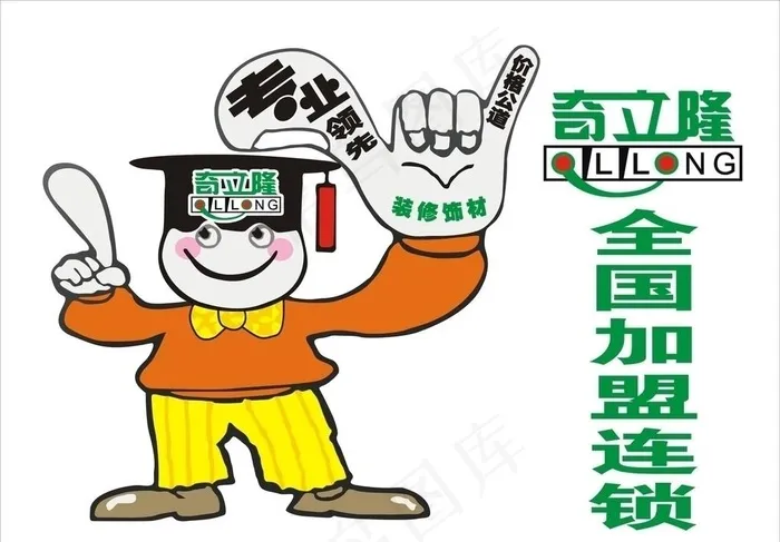 奇立隆标志图片cdr矢量模版下载