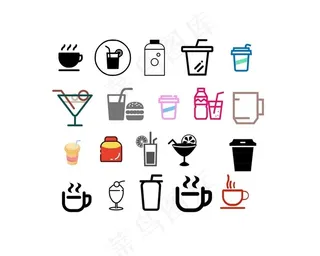 饮品小图标图片