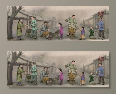 老北京胡同图片