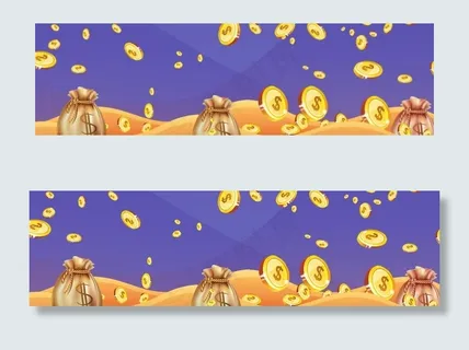 金融商务金币钱币海报背景图图片