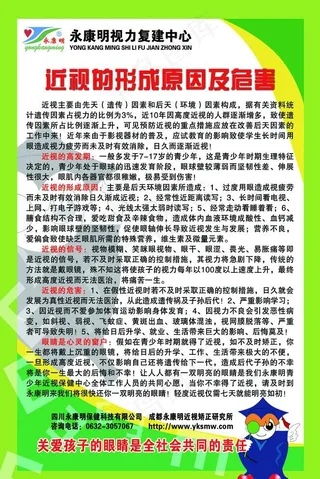 近视的形成原因及危害图片