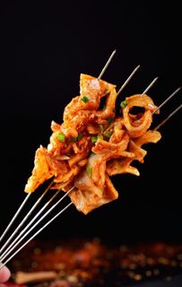 烧烤 烤猪皮图片