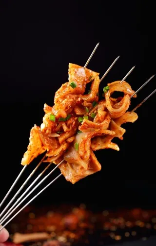 烧烤 烤猪皮图片