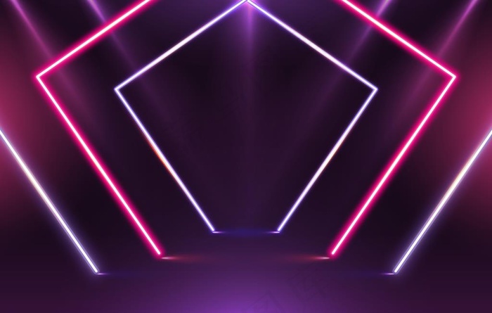 霓虹灯背景图片