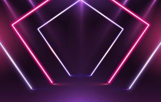 霓虹灯背景图片