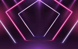 霓虹灯背景图片