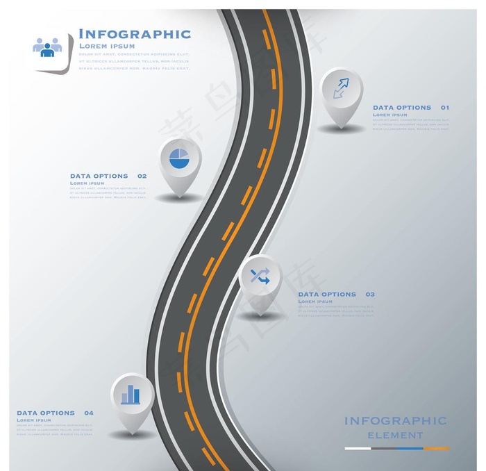 道路图片eps,ai矢量模版下载