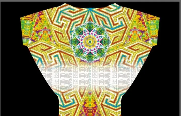 民族图腾花纹线条涂鸦图片