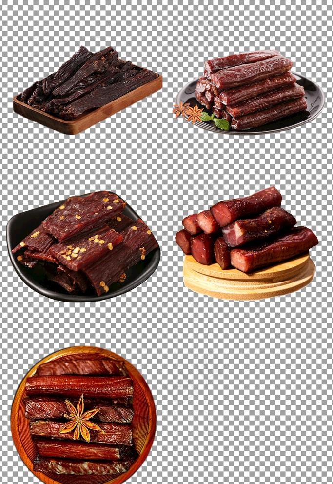 手撕风干牛肉干图片