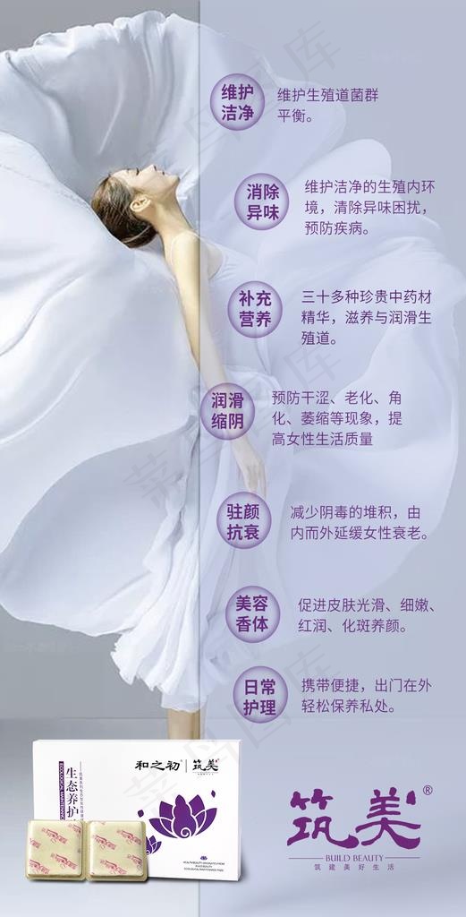 女性私护 微商海报  生殖保养图片