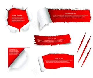 撕裂撕纸效果图片