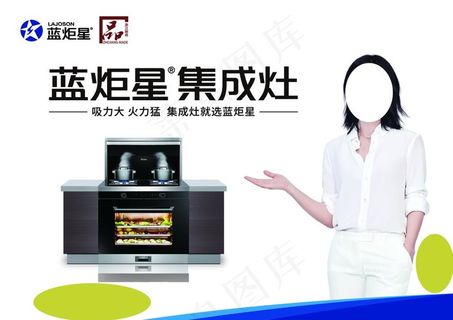 蓝炬星集成灶图片