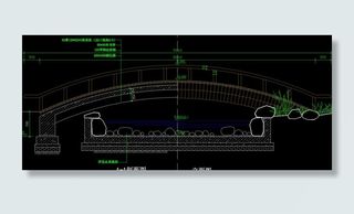 景观桥详图图片