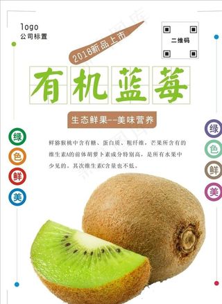 猕猴桃海报图片