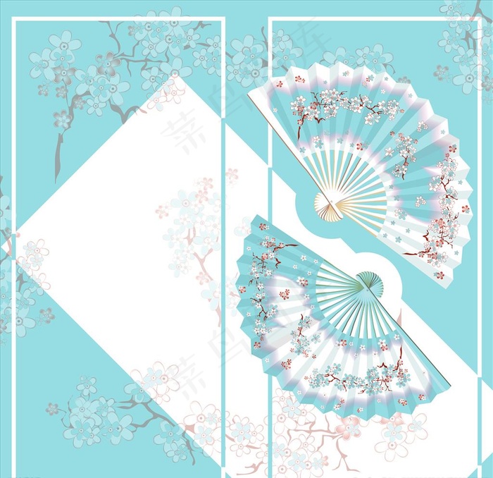 花卉图片ai矢量模版下载