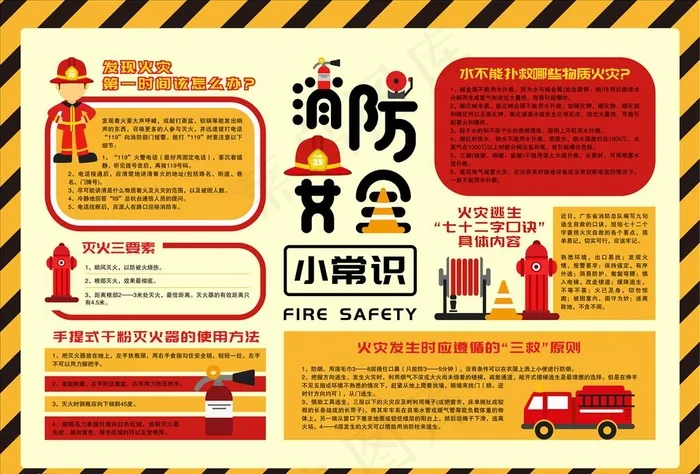 消防安全图片eps,ai矢量模版下载