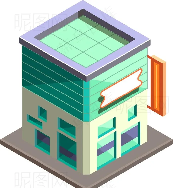 便利店图片ai矢量模版下载