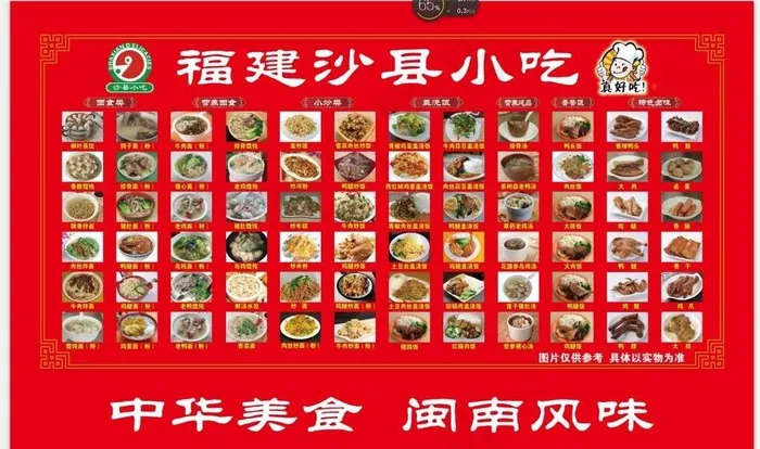 沙县小吃图片汇总(13884X8784(DPI:72))psd模版下载
