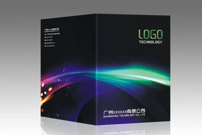黑色封面图片cdr矢量模版下载