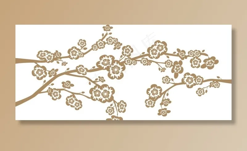 梅花图案图片