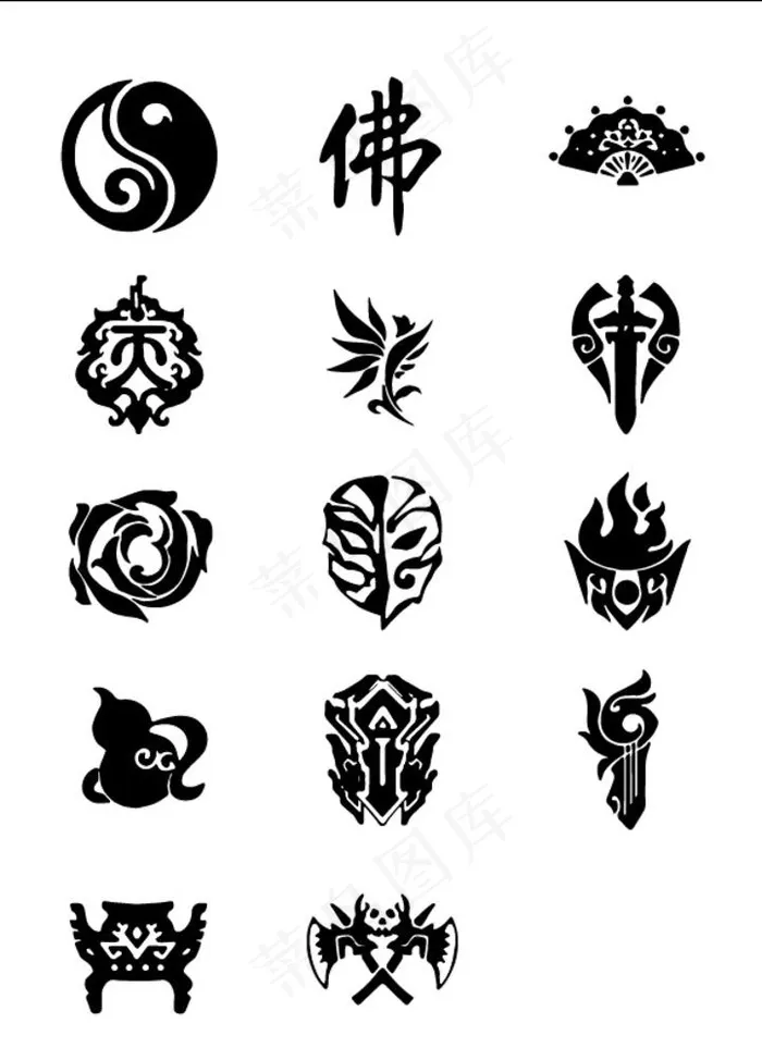 剑三门派logo图片ai矢量模版下载