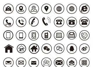 电话地址标志图片