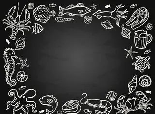 海洋生物框架图片