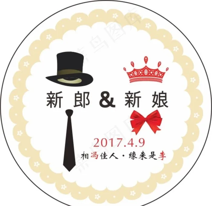 不干胶贴纸 外卖餐盒贴纸 外卖图片cdr矢量模版下载