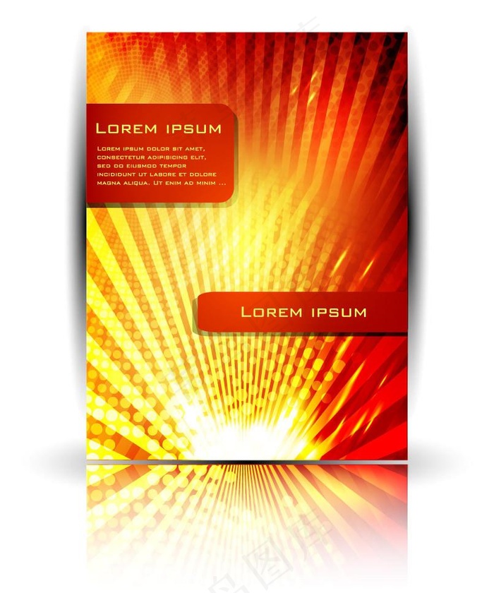 金色光芒万丈 展板图片