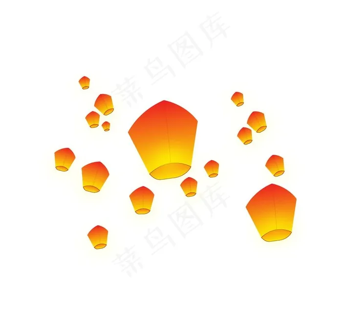 灯笼图片ai矢量模版下载