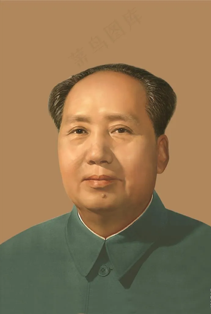 毛主席头像图片psd模版下载