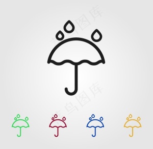 雨伞小图标图片