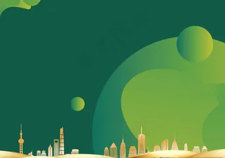 绿色城市背景图片