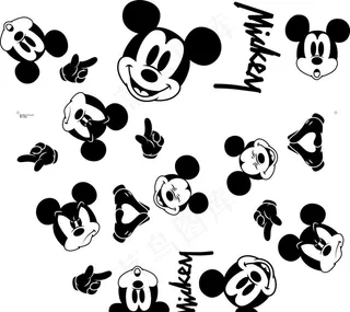 满印米奇头图片